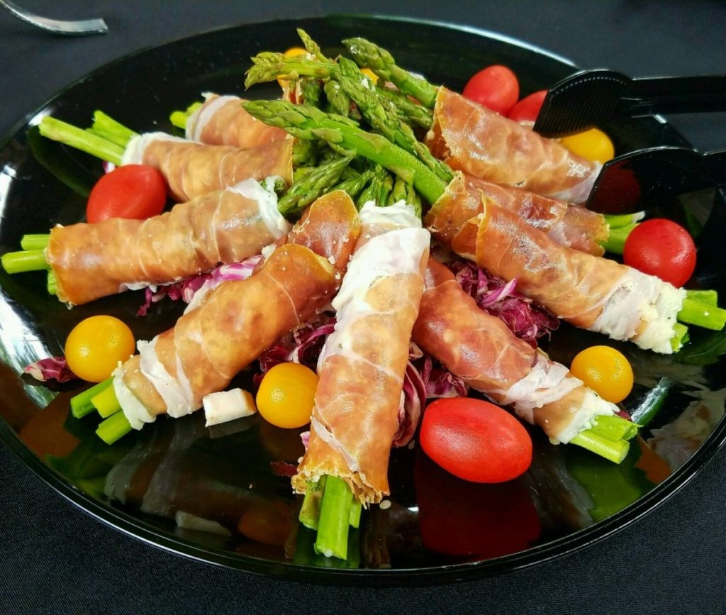 Prosciutto Wrapped Asparagus with Parmesan Mazzaro's Italian Market